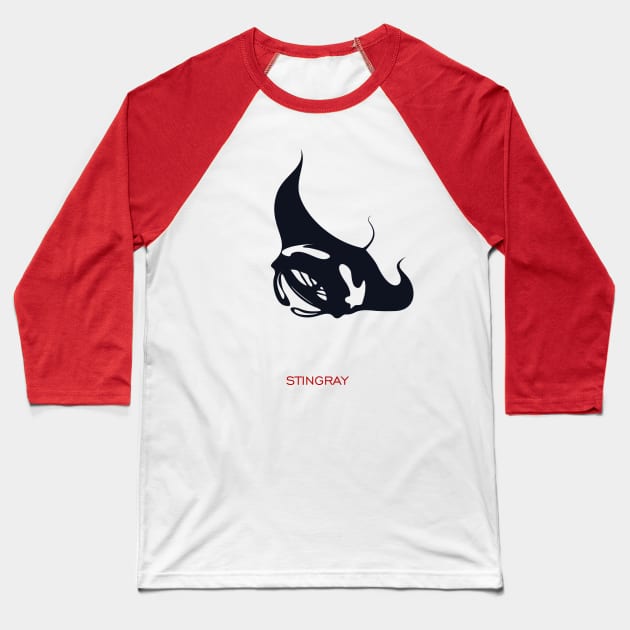Stingray Baseball T-Shirt by masha
